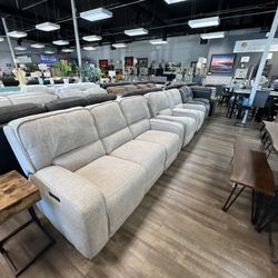 2pc Power Reclining Sofa & Love Seat