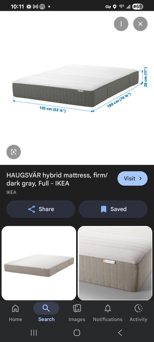 Full Ikea Mattress Free