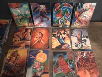 Marvel Cards Lot Of 12 