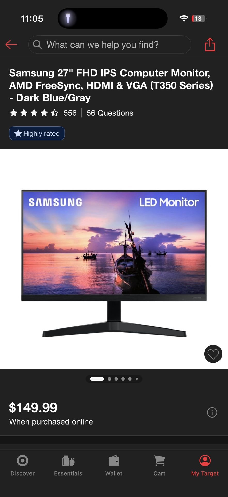 Samsung 27” monitors