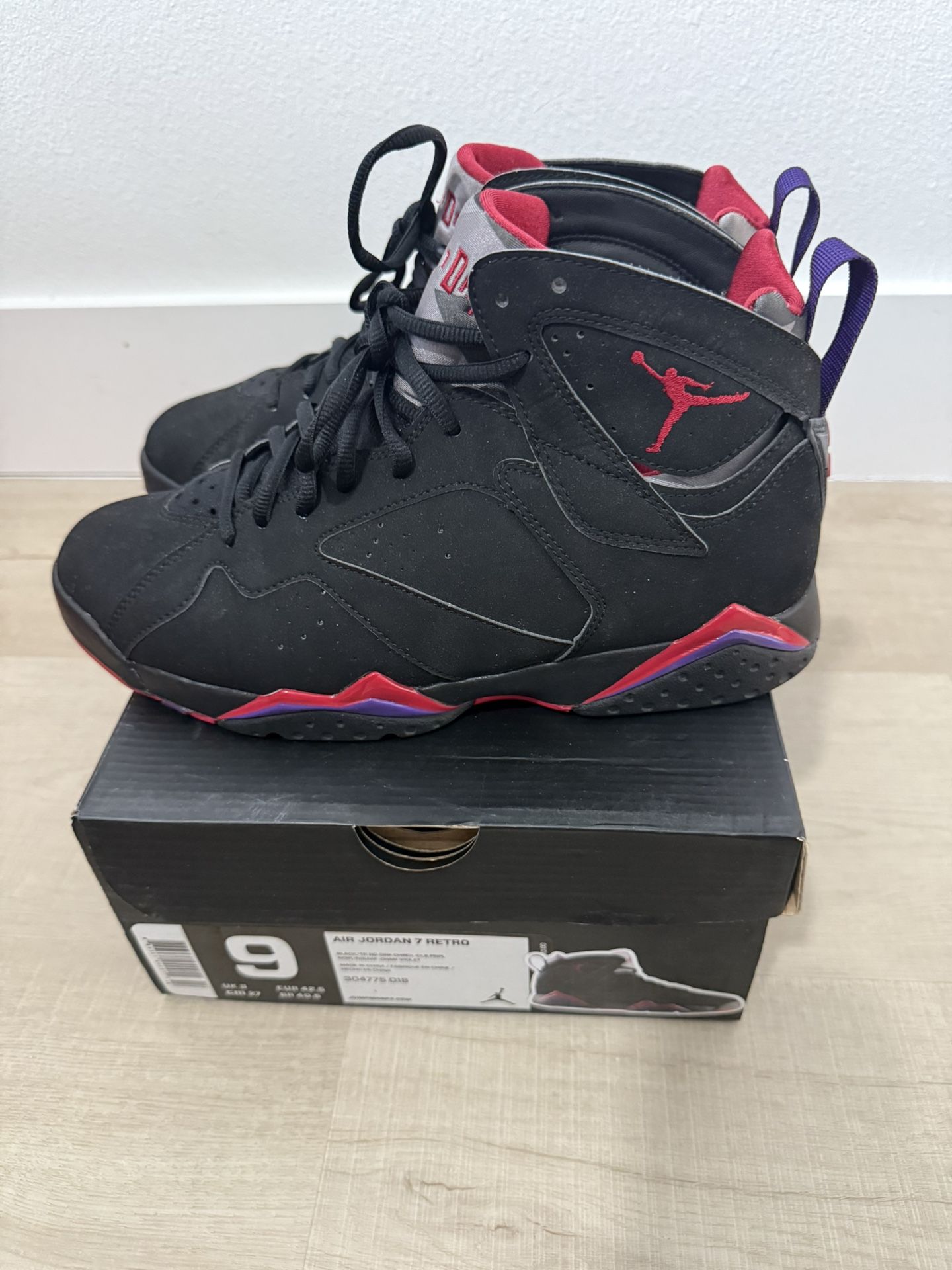 Air Jordan 7 Retro Raptor 2012 Sz 9