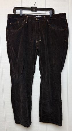 Tom James Blue Delta Corduroy Jeans Pants Brown Straight Leg Mens 38x26 Custom