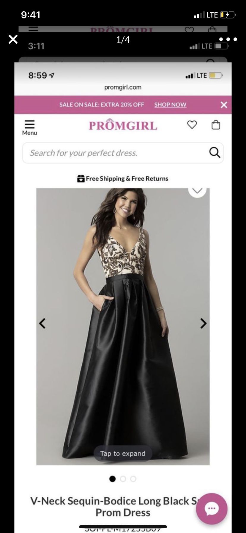 Black Prom dress