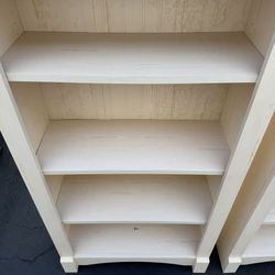 Sauder Off White 4-Shelf Bookcase $50 each 