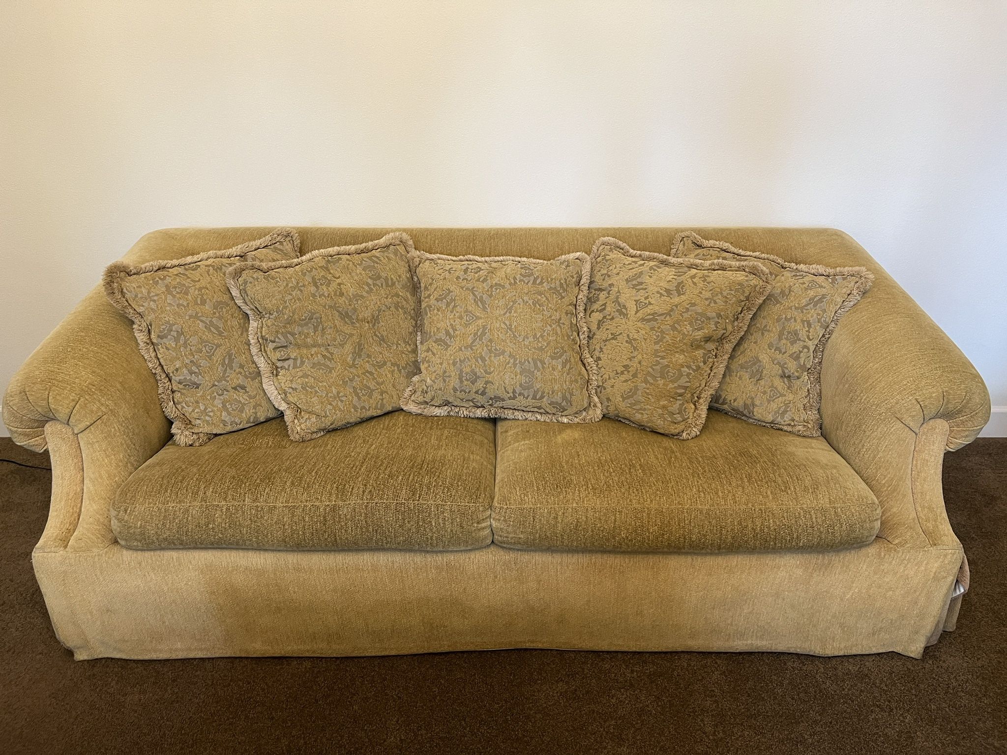Vintage Golden Couch