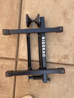 This item is a Ride KAC Single Bicycle Storage Foldable Steel Floor Stand.