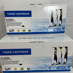 Compatible Brother (NT-C0580U) 5 Toner Cartridges For TN530 / 540 / 550 / 560 / 570 / 580 / TN650 / TN 620