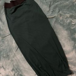 Midi Skirt, Green, S