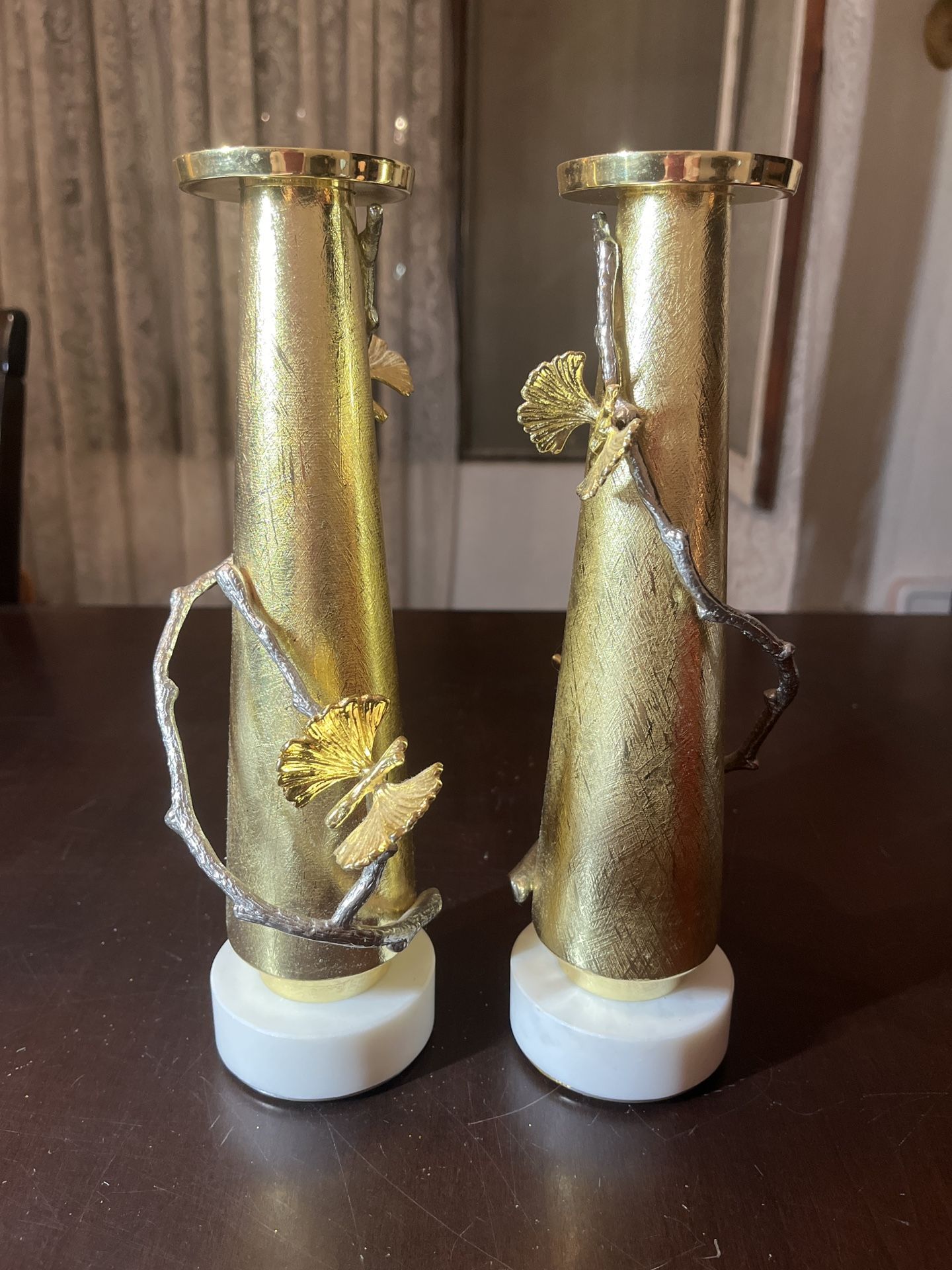 M.Aram Luxe Candle Holders NEW