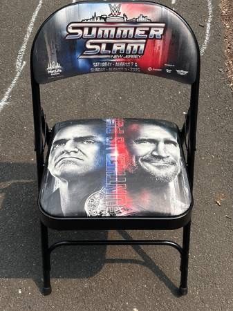 2025 WWE SummerSlam Gunther CM punk Chair