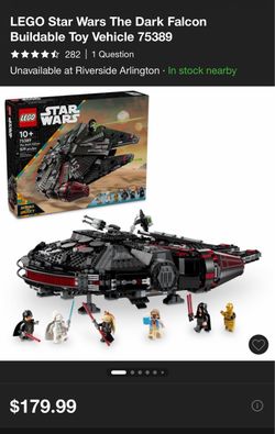 The dark falcon Lego set / Star Wars brand new
