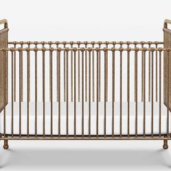 Namesake Abigail Antique Gold  3-1 crib (excellent Condition)