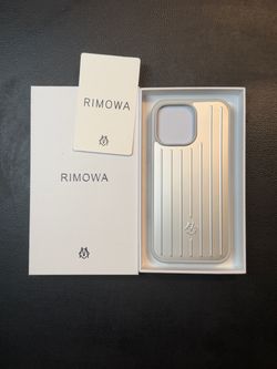 RIMOWA iPhone 16 PRO MAX Aluminum Silver Case