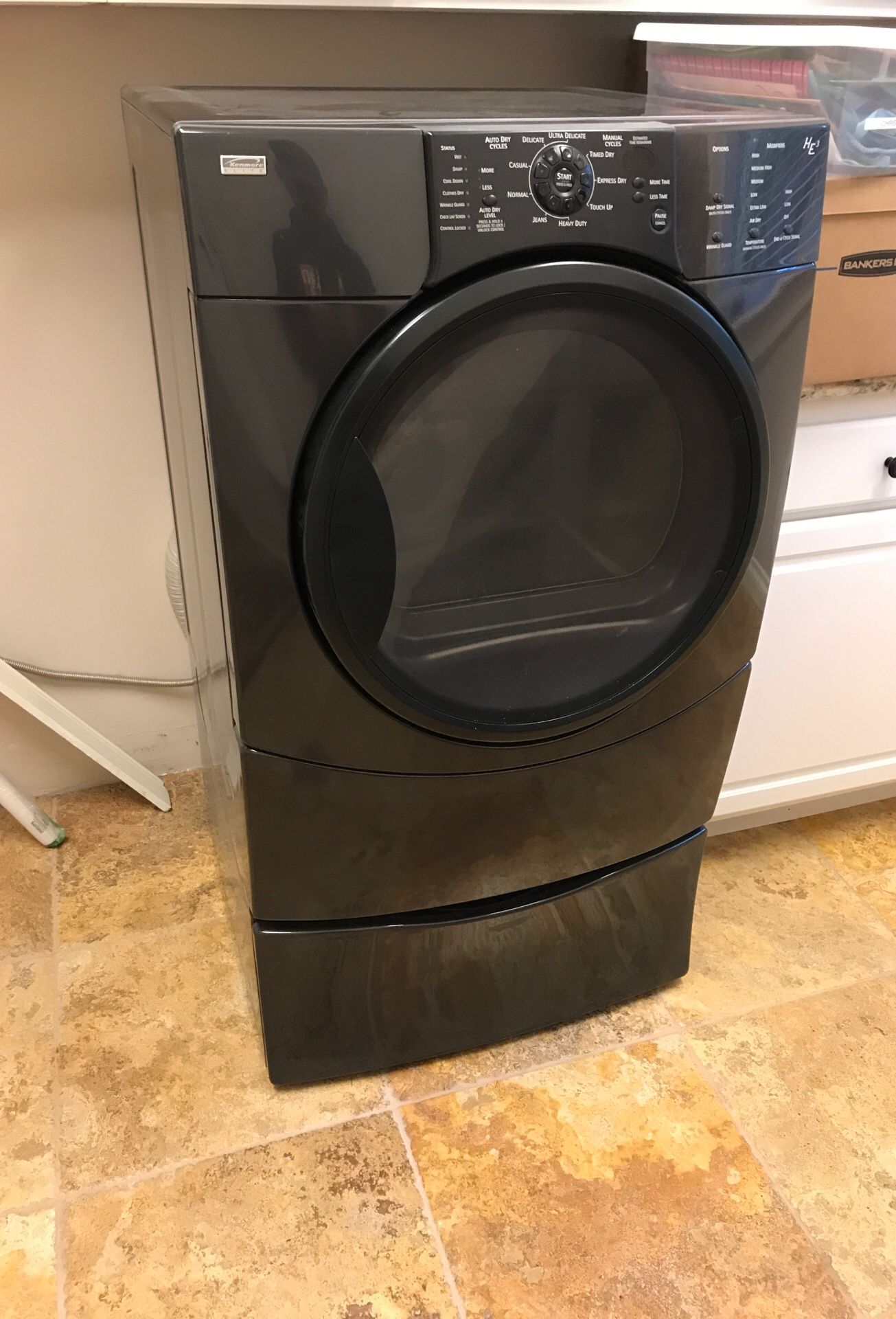 Kenmore Elite Front Load GAS Dryer w/ pedestal reduced!!! for Sale in