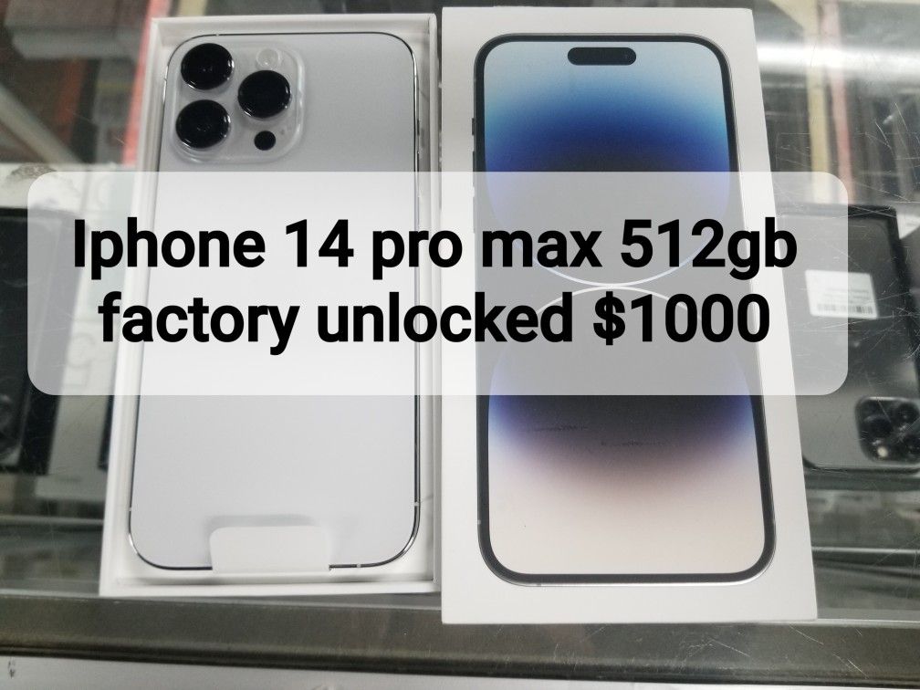 iPhone 14 Pronmax 512gb Factory unlocked