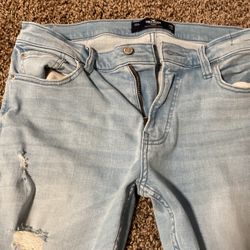 Hollister Skinny Jeans Light Blue