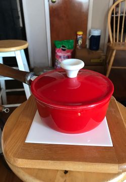 Red enamel finesse cast iron 1 ltr