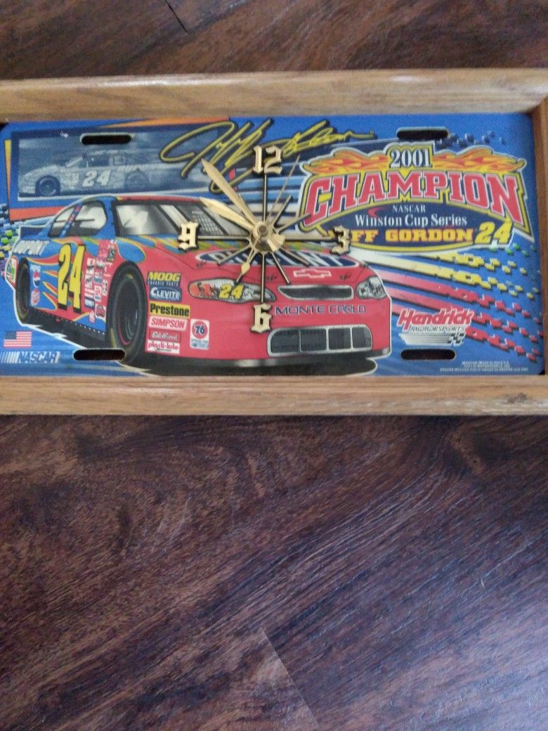 Jeff Gordon Clock 