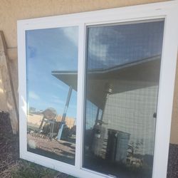 60 inch by 60 inch dual pane sliding window