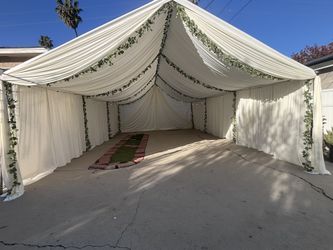 Canopy Whit Draping