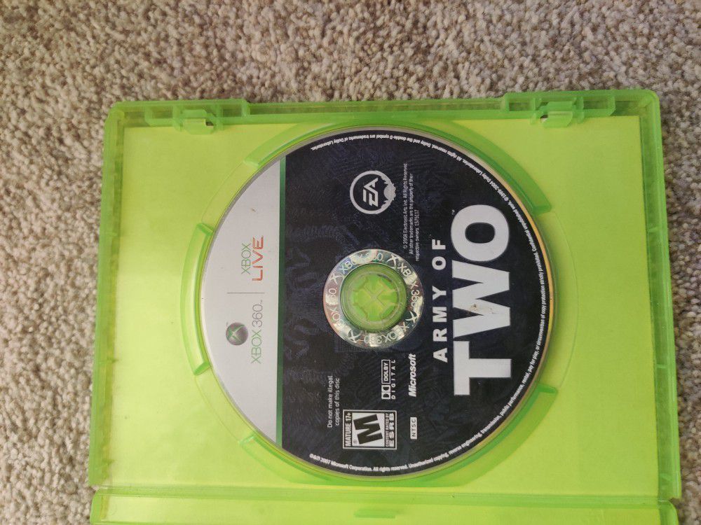 Army Of 2 Xbox 360 Game
