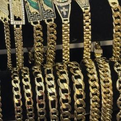 Esclava  Oro Laminado 14k 