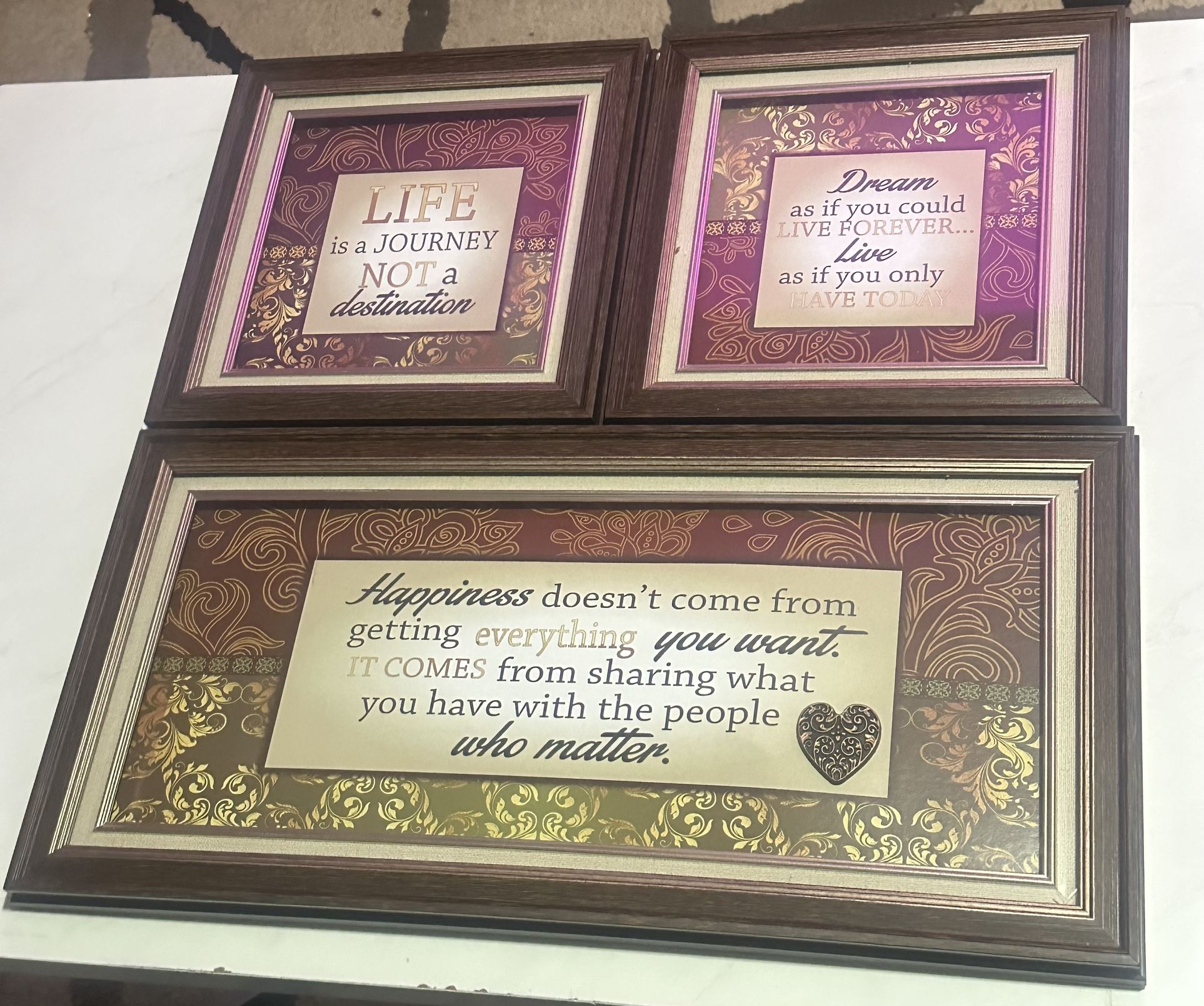 3 Pc Wall Art Set