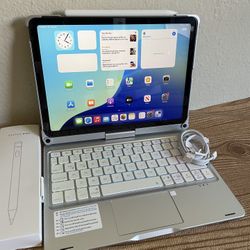 Apple iPad Air 5th Generation (M1 chip / 2022) 64GB with keyboard, pencil & Accessories 