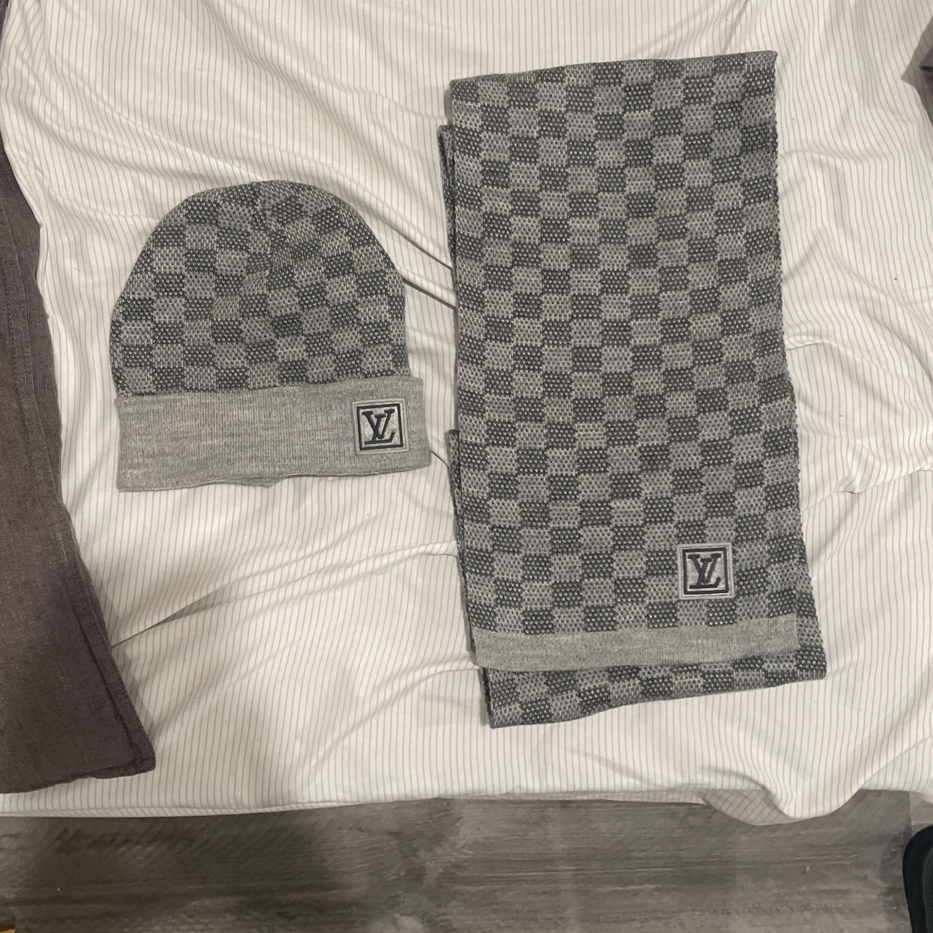 LV Beanie + Scarf 