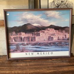 New Mexico Land of Enchantment Framed Art