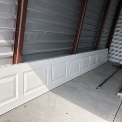 Garage door panel