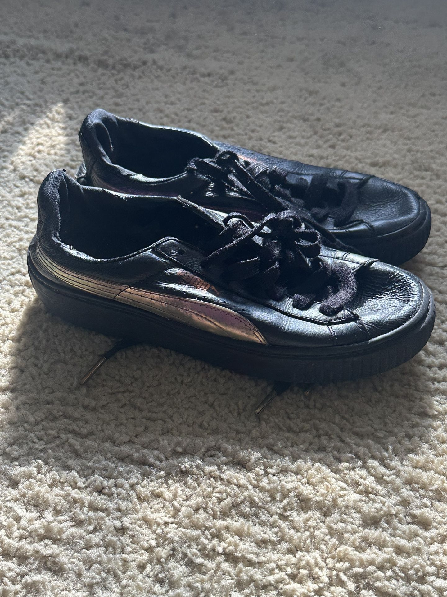 Puma Basket Platform Rainbow Jr