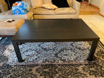 Black coffee table