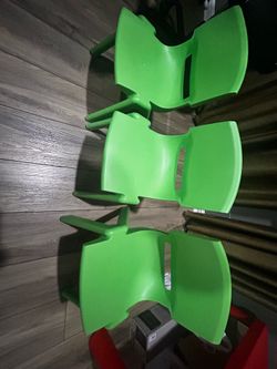 4 Heavy duty kids chairs