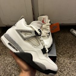Jordan 4 Retro White Cement