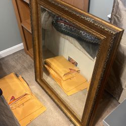 Good Framed Rectangular Mirror Antique
