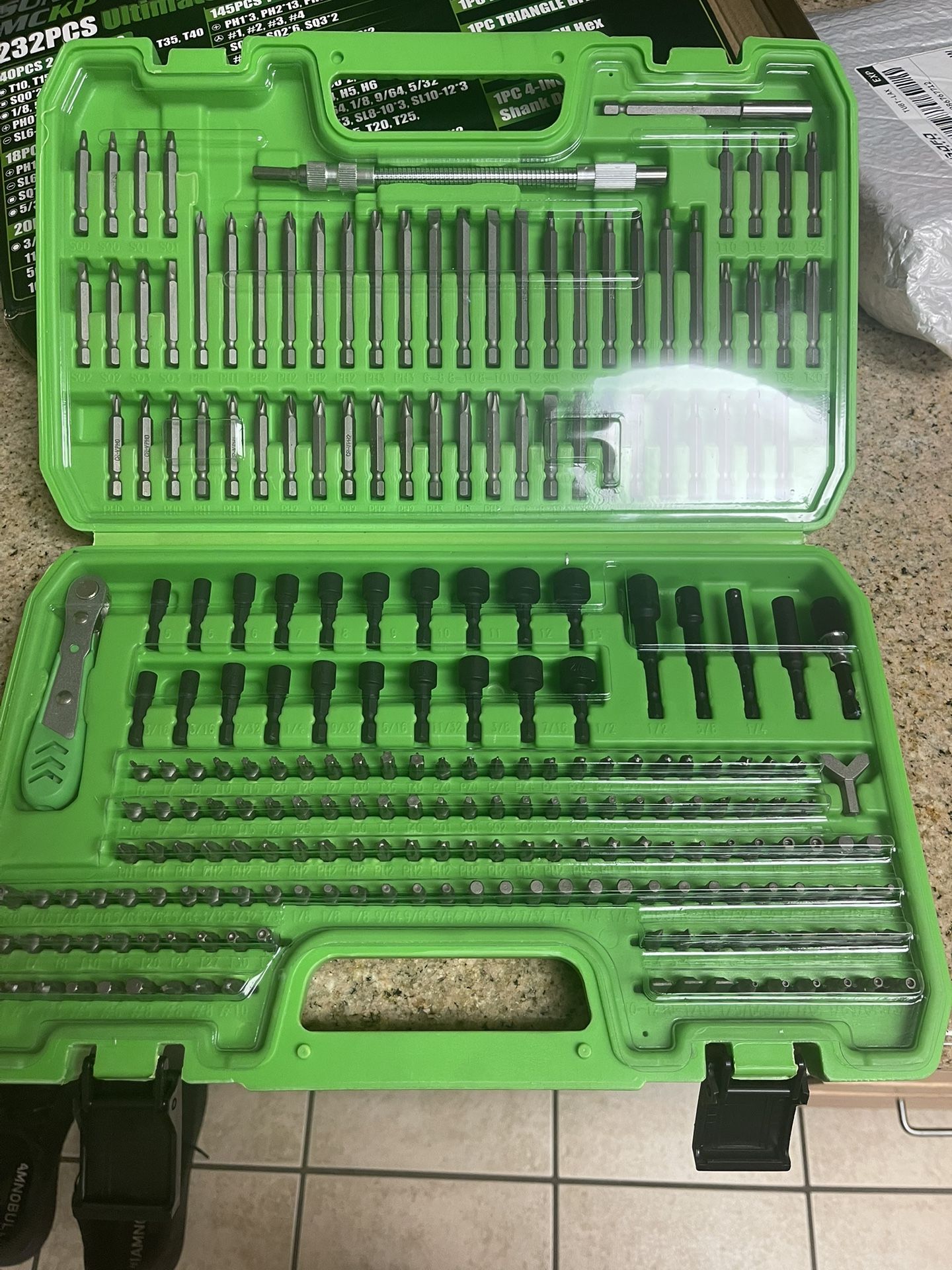 232 Pcs Ultimate Screwdriver Bit Set