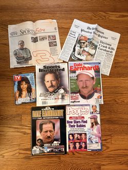 DALE EARNHARDT MAGAZINE 7-PIECE COLLECTION LOT NASCAR