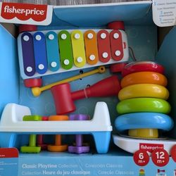 Fisher Price Classic Playtime Collection Toys. 