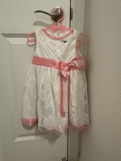 Toddler white dress