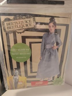 Astrid Deetz costume from the movie Beetlejuice Beetlejuice Beetlejuice Beetlejuice Child Medium (size 8–10).