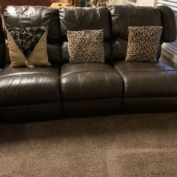Sectional couches good condition except one arm is missing