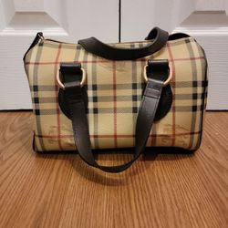 Burberry Bowling Bag Purse