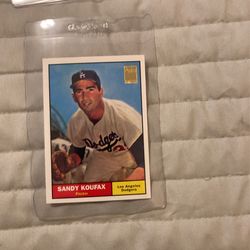 Sandy Koufax Card