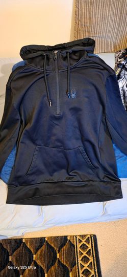 Mens XL Spyder quarter zip hoodie.