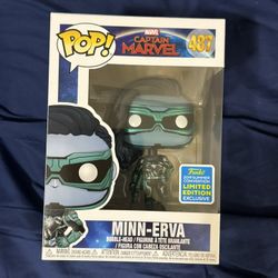 Funko Pop Captain Marvel  MINN- ERVA  2019 summer convention exclusive