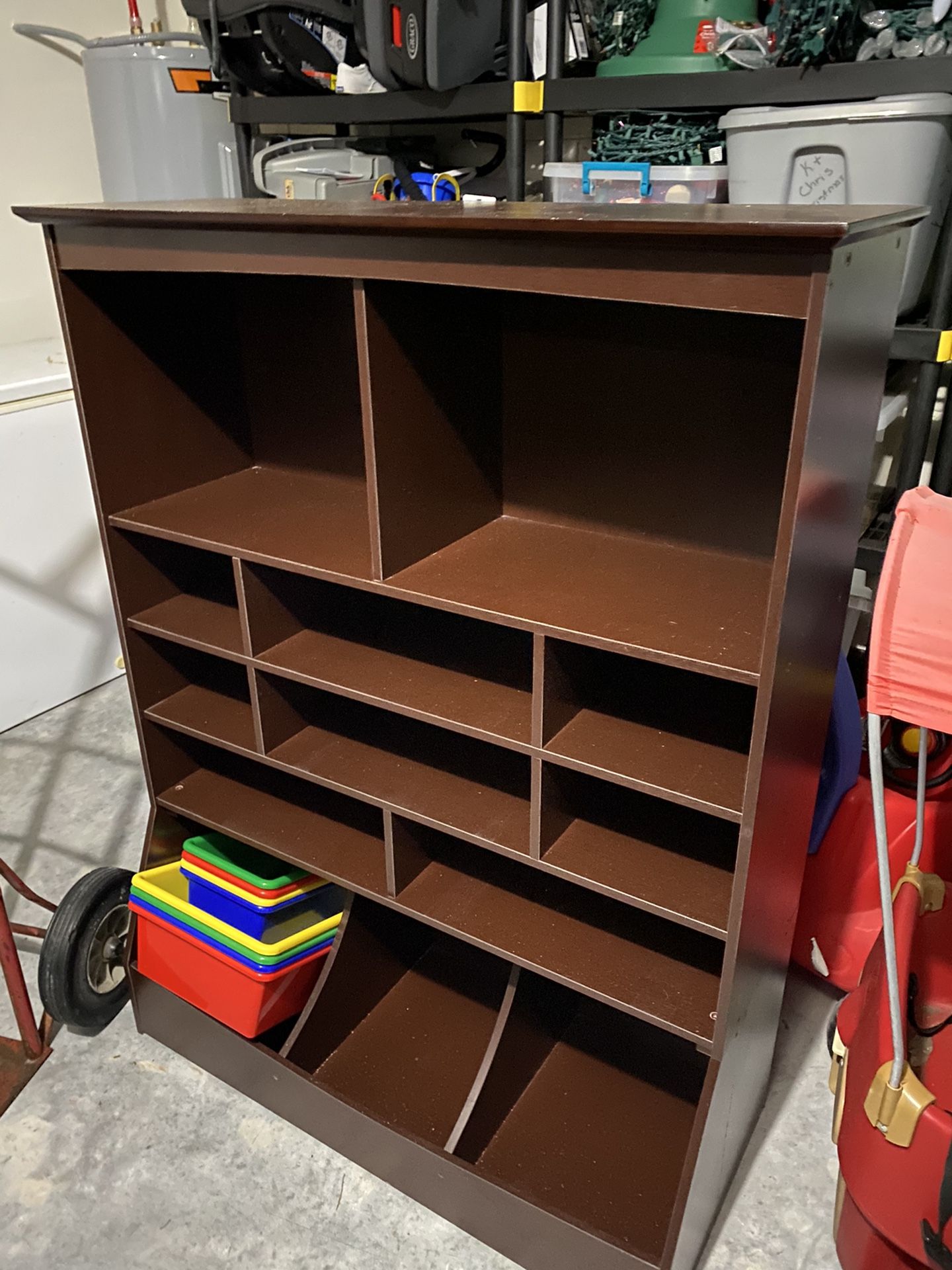 Kid Craft Wooden Wall Storage Unit