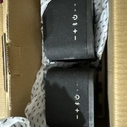 House of Marley Get Together Duo Bluetooth Bookshelf Speakers - Sustainably Crafted, Wireless Turntable Speakers, Mains Powered or 25 Hours Battery Li