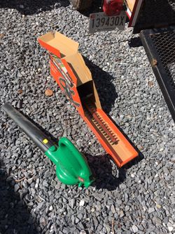 Blower & hedge trimmer