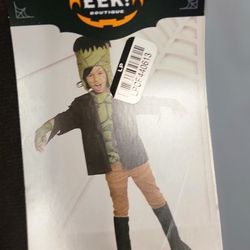 Frankestein Toddler Costume  4/6  New Halloween 